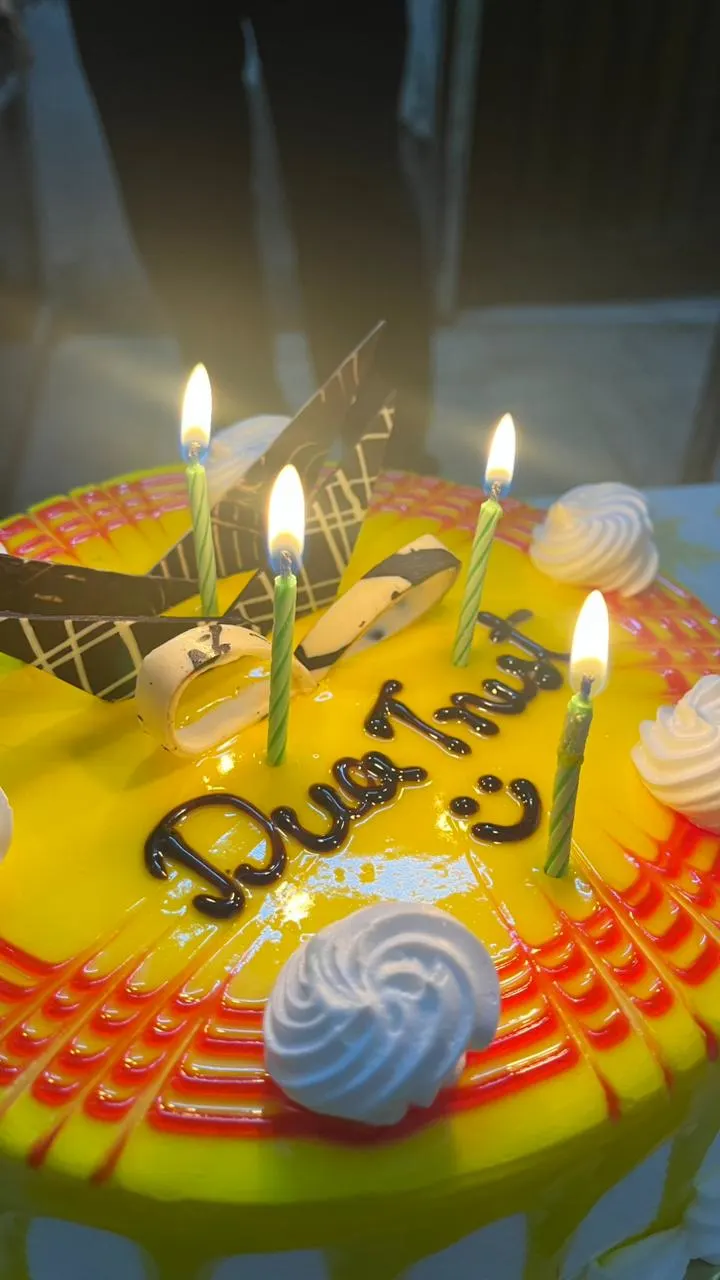 Cake Cutting at Old Age Home