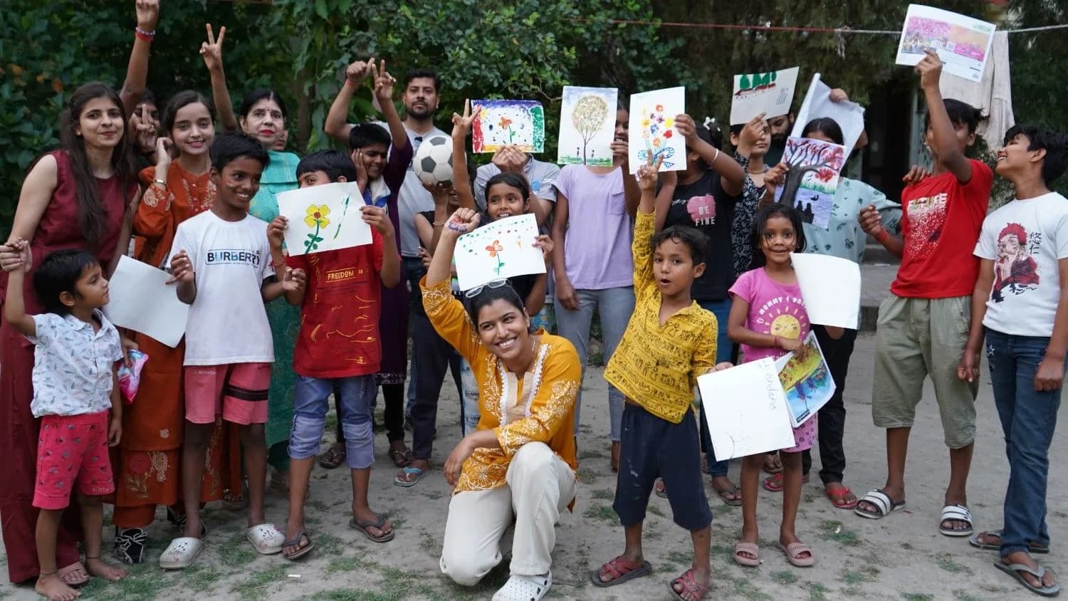 We Asked the Children What They Wanted. They Said a Football.